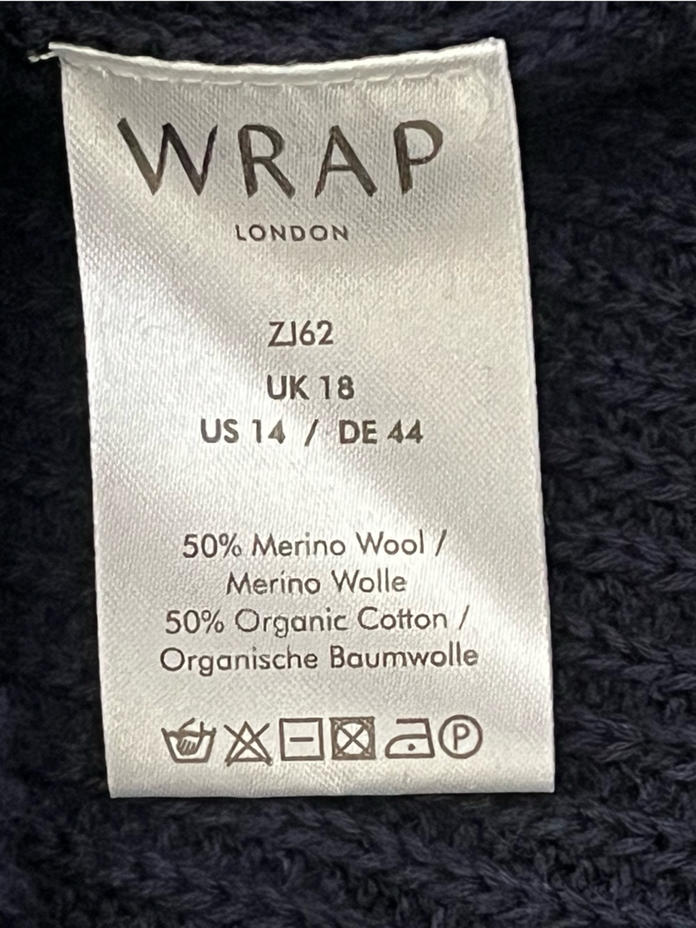 Wrap London Wool/Cotton Blend Sweater Dress - Picture 6 of 8